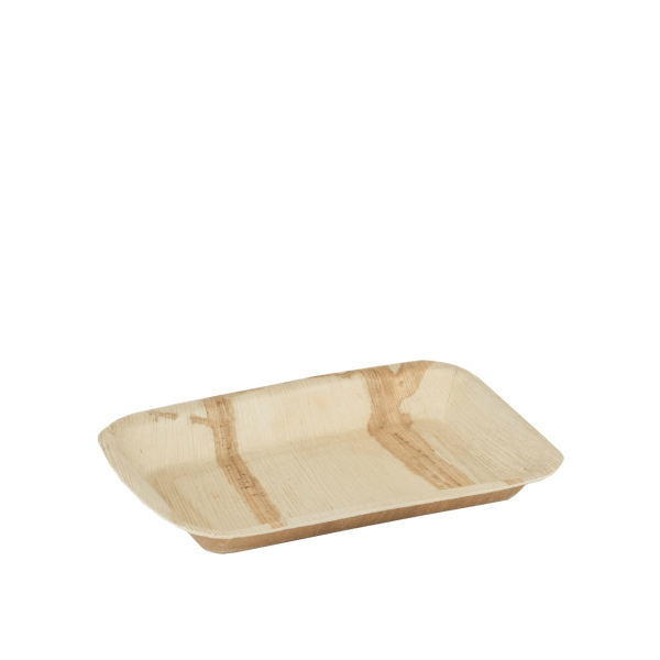 Waipur Bio Palmblad Borden – 25x Vierkant Bord 23x23cm - Composteerbaar Eersteklas Wegwerp Servies - Milieuvriendelijke Wegwerp Bord - Palmblad Servies