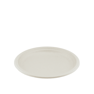 suikerriet bord 26cm rond bruin