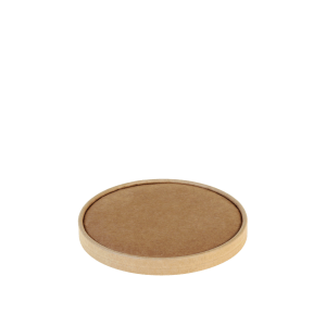 FSC® kraft deksel voor bowl 15cm