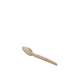 FSC® papieren dessert lepel 12cm bruin