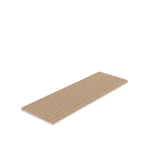 papieren rietje natural 230x8mm
