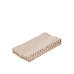 papieren servet gerecycled 40x40cm ⅛ vouw 2-laags