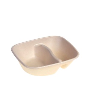 suikerriet maaltijdbowl gelamineerd 780ml 2-vaks