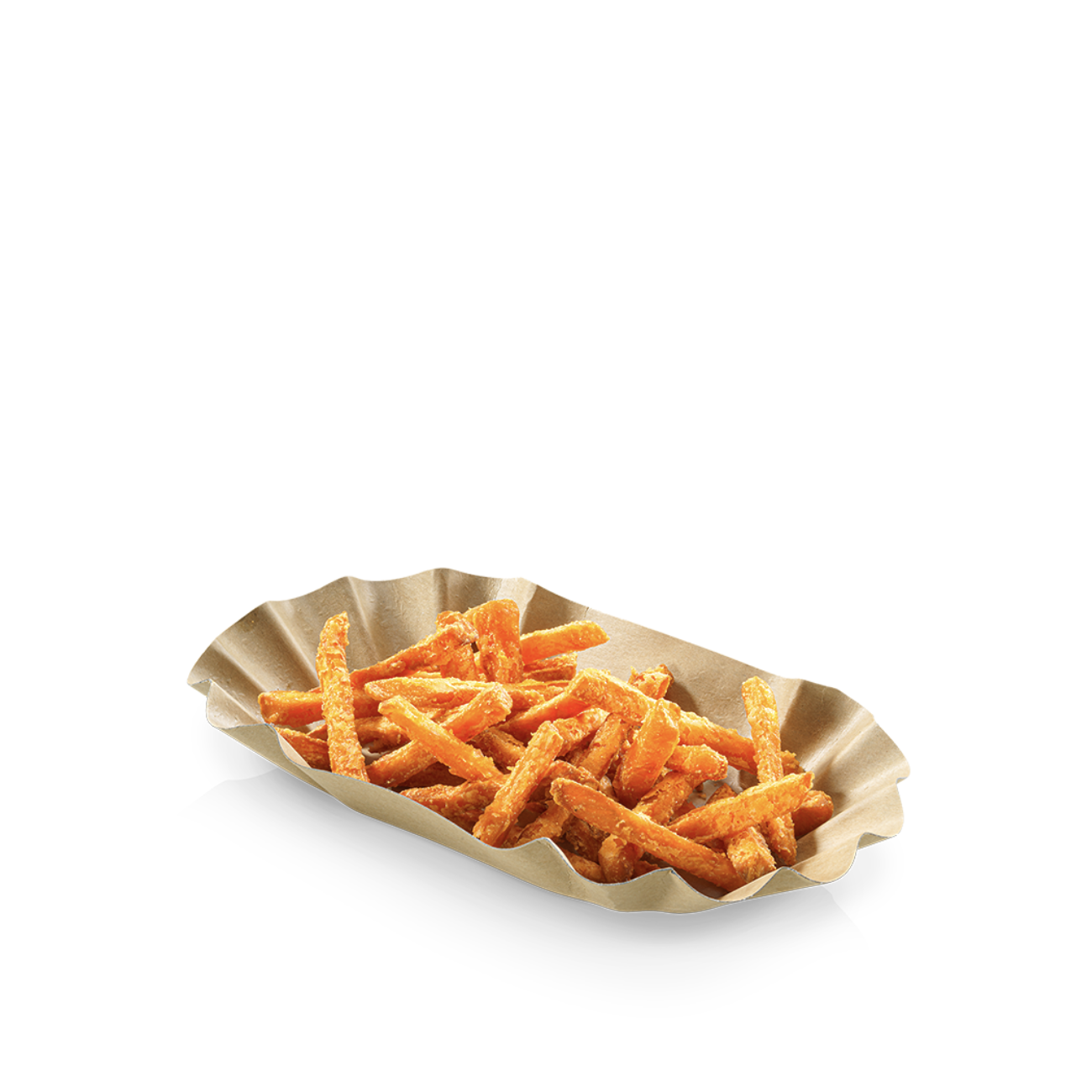 FSC® kraft schaaltje ovaal vetbestendig 14x22x4cm - Afbeelding 2