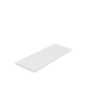 papieren rietje wit 230x8mm