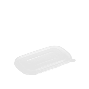 PP deksel voor maaltijdbak karton