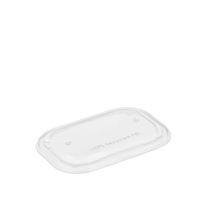 RPET deksel voor maaltijdbak karton
