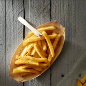 Houten frietvorken