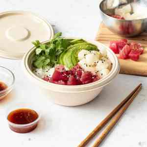 Suikerriet saladebakjes