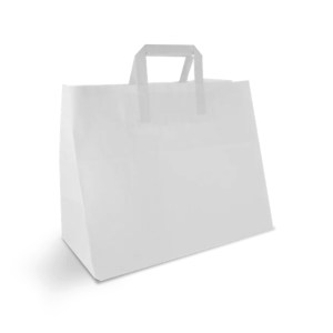 papieren tas groot wit