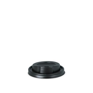plastic deksel to go zwart 80mm