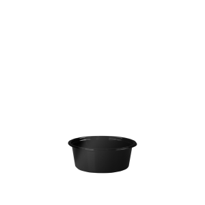RPET sausbakje zwart 80ml