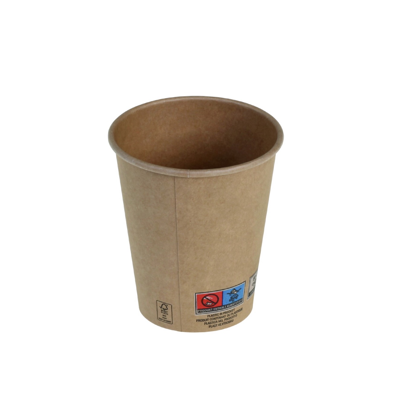 fsc kraft koffiebeker 12oz