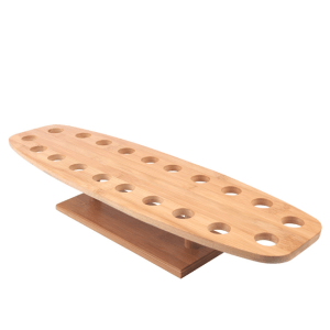 Bamboe serveerplateau 20 gaten 50x15x8,5cm