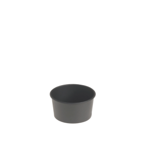kartonnen foodcontainer zwart 90ml