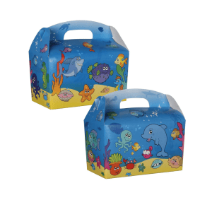 Kartonnen kids menubox oceaan