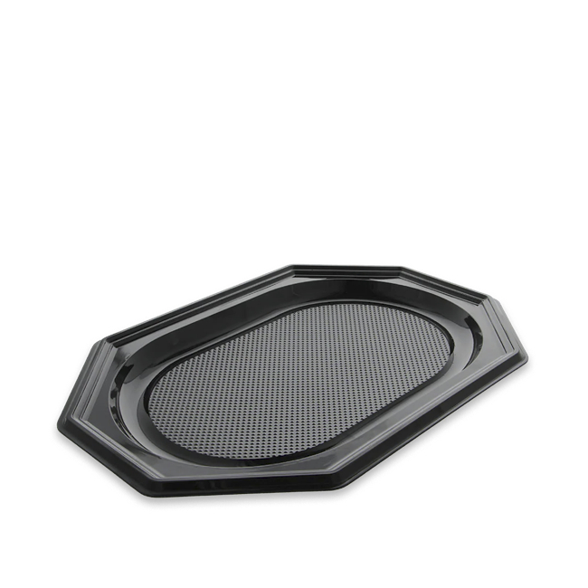 RPET cateringschaal 45x30cm zwart