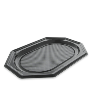 RPET cateringschaal 55x36cm zwart